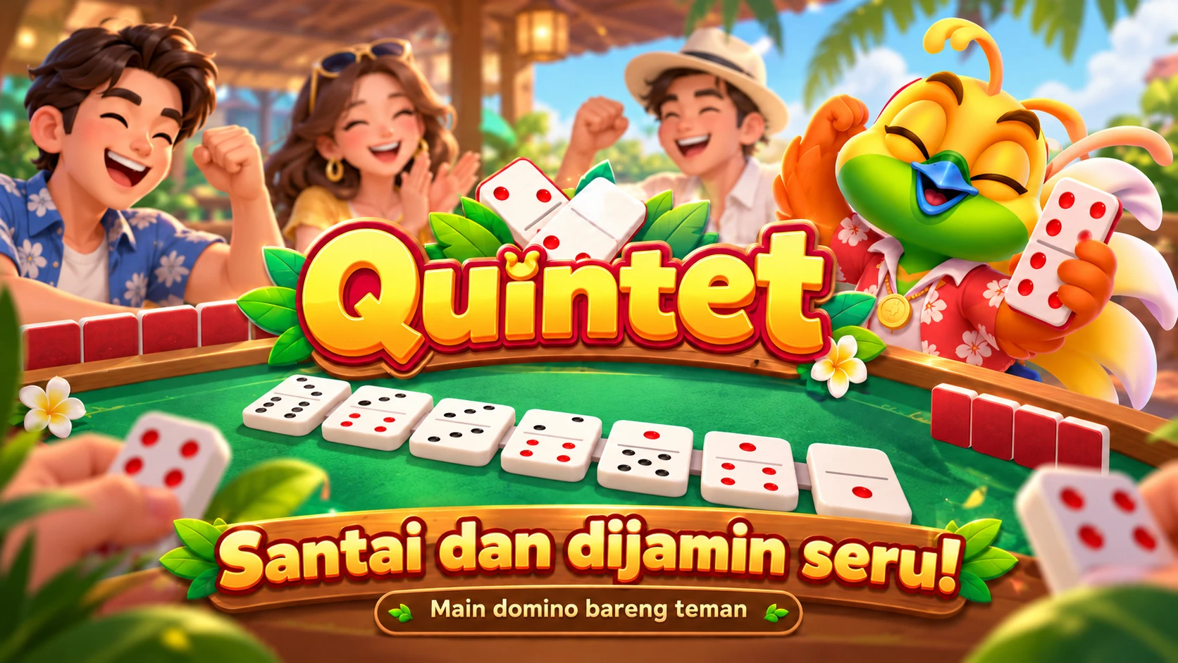Permainan Quintet domino di Royal Dream
